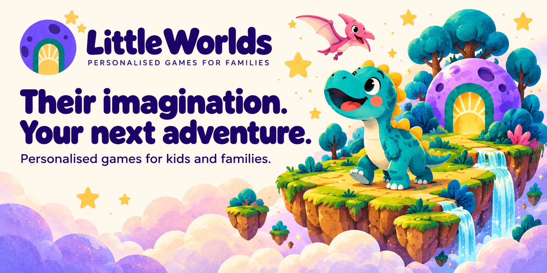 Little Worlds brand artwork (illustration)